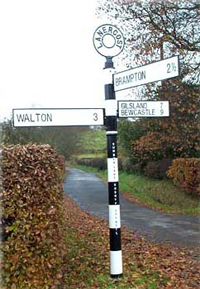 restored signpost