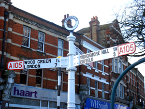 fingerpost restored for enfield council